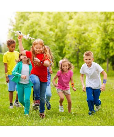 Colorful 6-Piece Children's Sports Bracelets - Football & Basketball Cotton Wrist Bands for Active Kids - Buy Online on GoSupps.com