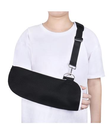 Arm Sling for Shoulder Injury  Shoulder Immobilizer  Comfortable Medical Arm Sling with Adjustable Padded  Arm Sling for Elbow Injury  Left and Right Arm  Men and Women  for Broken  Dislocated