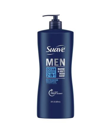 Suave 2 in 1 Shampoo and Conditioner Ocean Charge 28 oz
