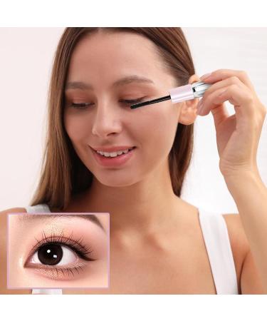 Double-ended mascara - 3.5g + 3.5g curling mascara volumizing length extension smooth clump-free finish | Waterproof long eye makeup for special events - Buy Online on GoSupps.com