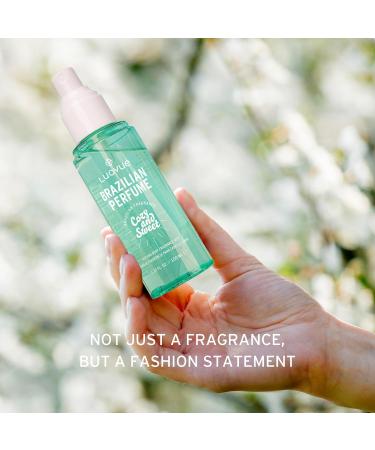 Brazilian Perfume for Women: Long Lasting Brazilian Fragrance - contains vanilla chocolate salt and sandalwood - Natural Sweet and Comfortable Hair and Body Fragrance 3.4fl Oz (100 ml) - Buy Online on GoSupps.com