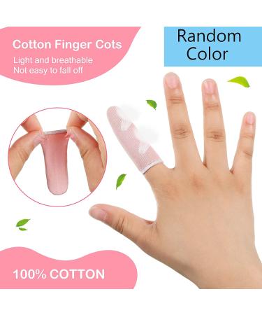 100 Mixed Color Medium Finger Cots | Breathable Finger Protector Caps for Eczema & Calluses | Sweat Absorbent Fingertips Sleeves | Wear Prevention for Bruises | Slip Anal Medicine - Buy Online on GoSupps.com