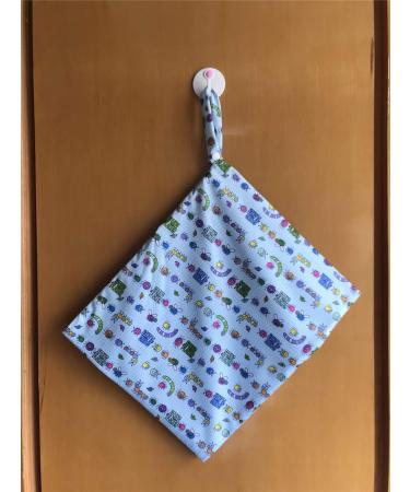 MUMBABY Wet Dry Bag for Baby Cloth Diaper Nappy - Reusable with Two Zippered Pockets | Spring Flower Design - Buy Online on GoSupps.com