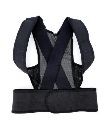 Posture Corrector Adult Children Back Support Belt Corset Orthopedic Brace Shoulder Correct Black L - Buy Online on GoSupps.com