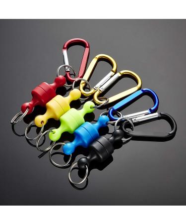Boao 5-Piece Magnetic Net Release Holder Clip Keychain Hook for Fly Fishing - Metal Hooks - Buy Online on GoSupps.com