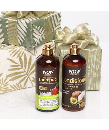 Wow Skin Science Apple Cider Vinegar Shampoo & Conditioner Kit - 2 Piece Haircare Set - Buy Online on GoSupps.com