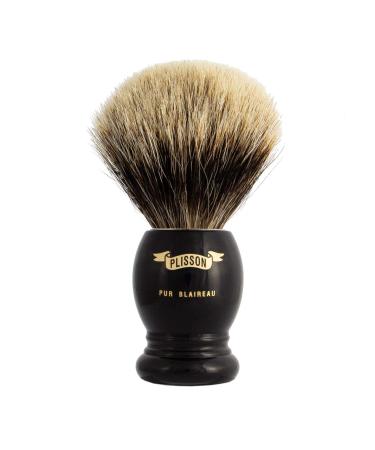 Plisson Shaving Brush Black European Bristles Size 12 - Buy Online on GoSupps.com
