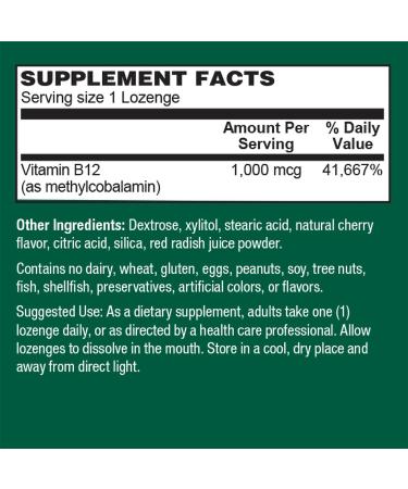 PlantFusion Vegan B12 Methyl 1000 mcg - Sublingual Vitamin - Supports Energy Heart Health Nervous System - Cherry Flavor 60 High Potency Methylcobalamin Lozenges for Fast Absorption Methyl B-12 - Buy Online on GoSupps.com