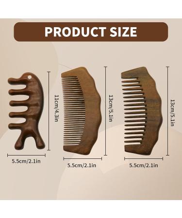 Lot de 3 peignes d'accouchement en bois de santal peignes de massage du cuir chevelu pour soulager la douleur du travail peignes en bois pour femme un cadeau de grossesse indispensable pour les - Buy Online on GoSupps.com