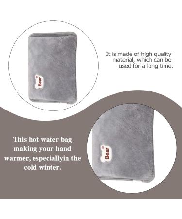 Buy Electrical Hot Water Bottle for Abdomen Neck & Back - Safe No Pouring Automatic Shutdown - Gray - Buy Online on GoSupps.com