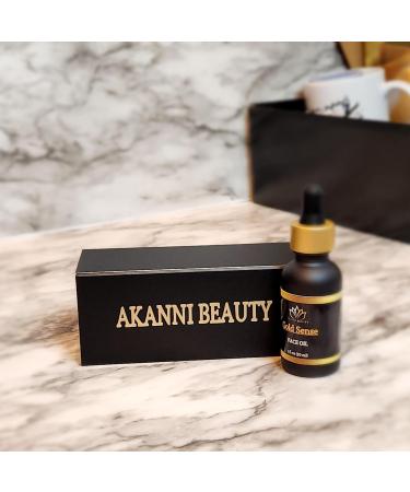 AKANNI BEAUTY Gold Sense Face Oil - Nourishing & Anti-Aging for Delicate Sensitive Skin with Sea Buckthorn Oil - Shop Internationally - Buy Online on GoSupps.com