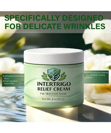 Osdywer Intertrigo Relief Cream Skin Fold Barrier Cream with 10% Undecylenic Acid & 15% Zinc Oxide Fast-Drying Non-Greasy Support for Friction-Prone Areas 2 oz (57 g)(2) - Buy Online on GoSupps.com
