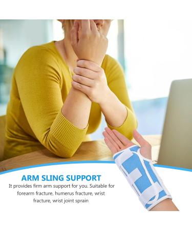 Buy Blue Strap Wrist Brace & Forearm Supporter | Thumb Stabilizer & Splint for Wrist Pain Relief International Shipping Available - Buy Online on GoSupps.com
