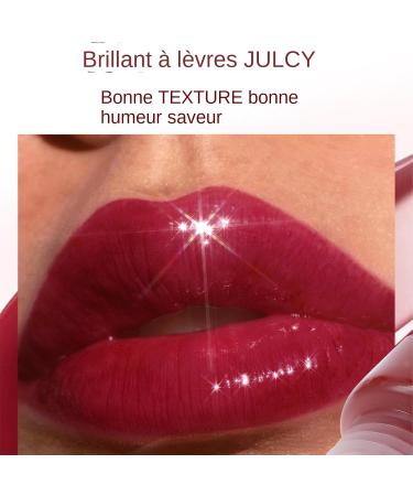  dewdat Lip Gloss Nourishing Shiny Lip Balm - Moisturizing Plumping Lipstick with a Natural Effect - Buy Online on GoSupps.com