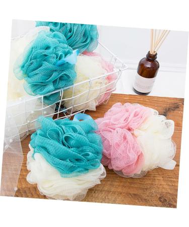 Buy Minkissy Bath Sponges & Travel Bottles - 3pcs Luffa Scrubber & Shower Ball for Ultimate Body Care - Buy Online on GoSupps.com