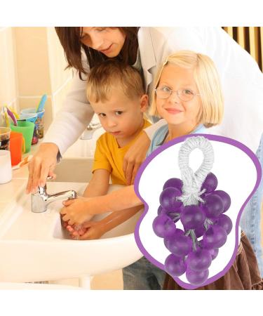  fatiaou Hand soap grape design 130g handmade soap grape-shaped grape soap decorative and aromatic soap pieces for hand washing and bathing - Buy Online on GoSupps.com