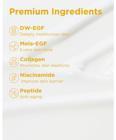 EASYDEW DW-EGF Peptide Melatoning Cream - Radiant Skin Sun Damage Repair Glutathione Even Skin Tone 3.6 oz | International Shipping - Buy Online on GoSupps.com