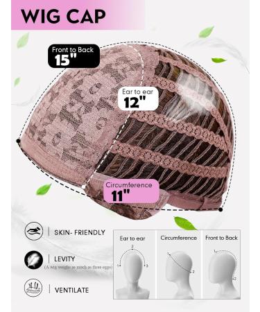 WOKESTAR Bob Curly Wig 12 Blonde Pink Highlights | Short Synthetic Wavy Wig for Women - Buy Online on GoSupps.com