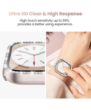 Goton Bling Case for Apple Watch 40mm SE Series 6 5 4 | 2-Pack Women's Glitter Diamond Rhinestone Screen Protector Bumper Cover | Starlight+Rose Gold - Buy Online on GoSupps.com