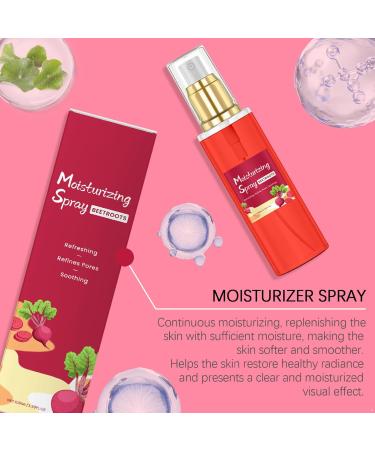100ML Face Mist for Dry Skin Hydrating Facial Spray for Women Girls Non Greasy Long Lasting Moisture Red One Size One Size Red - Buy Online on GoSupps.com