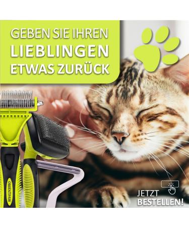 Orientpaw Professional Cat Brush Set - 3-in-1 Grooming Solution for Short & Long Hair | 100% Comfort & Hygiene - Perfect for Cat Care - Buy Online on GoSupps.com