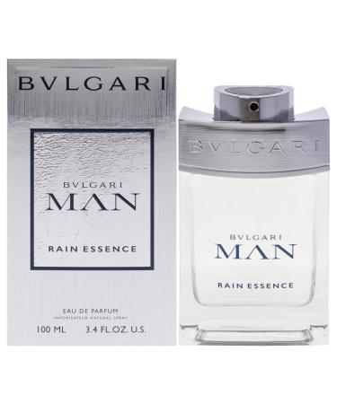 Bvlgari Man Rain Essence for Men - 3.4 oz EDP Spray Wood 3.4 Fl Oz (Pack of 1)