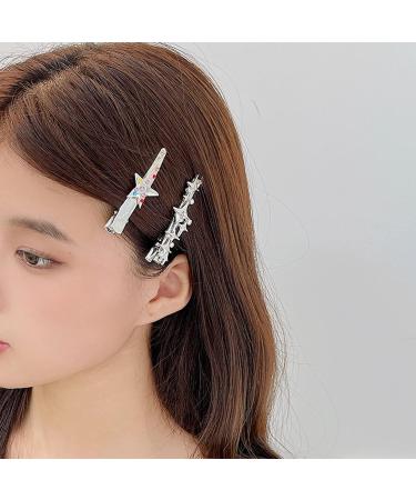 Futuristic Hexagram Hairpins Hot Girls Hexagram Hair Clip Headdress Y2k Barrette Alloy Hair Clip For Women Hair C - Buy Online on GoSupps.com