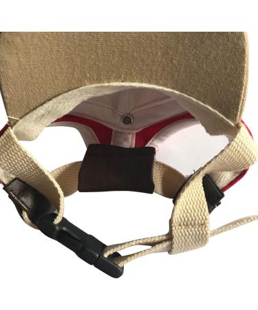 PetPhindU Dog Sun Hat | Baseball Cap for Pets - Red Peaked Cap with Letter Print - Shading Accessory for Dogs - Buy Online on GoSupps.com