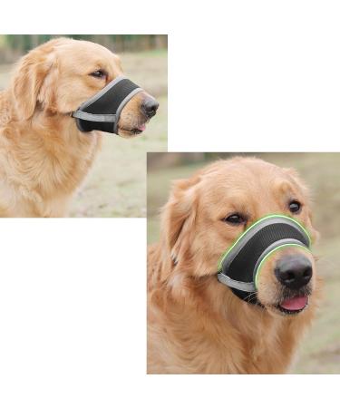 Breathable Soft Muzzle for Medium Dogs - Prevent Biting Barking & Chewing | Koboko XL Gray - Buy Online on GoSupps.com