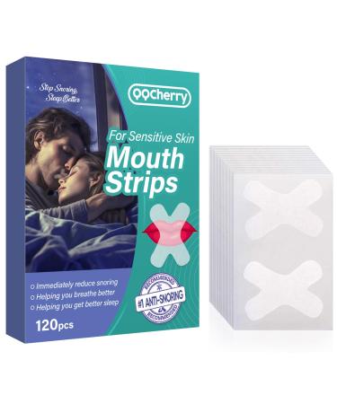 Mouth Tape for Sleeping 120Pcs Sleep Mouth Strips Anti Snoring Mouth Tapes for Better Nose Breathing Less Mouth Breathing Improve Night Sleep and Instant Snoring Relief Original