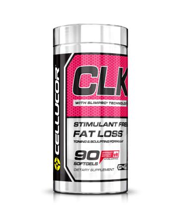 Cellucor CLK Stimulant Free Fat Loss Raspberry Flavored 90 Softgels
