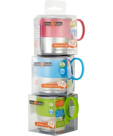 Innobaby Din Din SMART Stainless Steel Cup 9oz (Blue (2 Pack)) - Buy Online on GoSupps.com