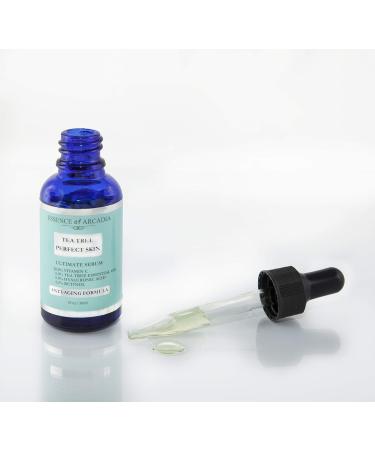 Tea Tree Perfect Skin Facial Serum - Ultimate Anti-Aging Formula with 20% Vitamin C Retinol & Hyaluronic Acid for Acne-Prone Skin | Clear Soft Radiant Complexion - Buy Online on GoSupps.com