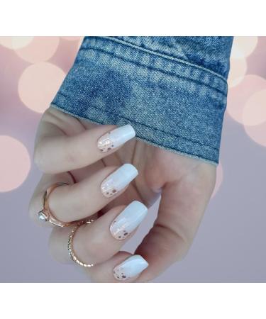 Zaubern gel4Home nail foils 16 pieces nail wraps (baby boom rose gold)