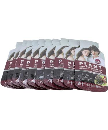  LUCKDANO Gentle Dark Brown Dye Hair Non-Damage Shampoo for Gray Hair Coverage 30ml - Buy Online on GoSupps.com