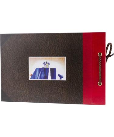 Our Adventure Book Scrapbook Pixar Up Handmade DIY Family Album | 11.8Lx7.6W Retro Photo Album with Embossed Letter Cover - Buy Online on GoSupps.com