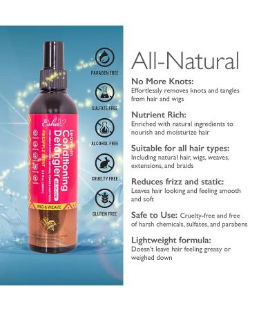 Esha Girl Wig & Weave Conditioner- Jojoba Oil, Pineapple Scent | 4 oz (Pack of 1) - Buy Online on GoSupps.com