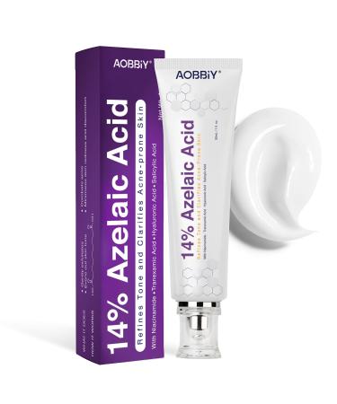 Azelaic Acid Cream for Face: Redness-Soothing Azelaic Acid Facial Cream for Uneven Tone, Blemish-Prone Skin, Pore Care and Skin Clarity Support, 1 oz 1 Fl Oz (Pack of 1)
