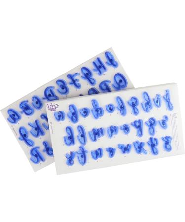 PME Alphabet Upper and Lower Case Fun Fonts Letter Stamping Set - Blue Collection - Buy Online on GoSupps.com