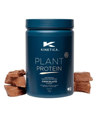 Kinetica Plant Protein 1kg Vegan 23g Protein Per Serving 33 Servings. (Chocolate)