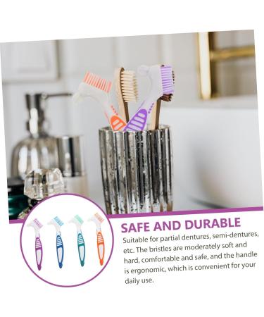 Fomiyes 8 STK Toothbrush Prosthesis Tool - Double-Sided Creative Cleaning Brush for Teeth Grinding & Oral Care | International Shipping Available - Buy Online on GoSupps.com