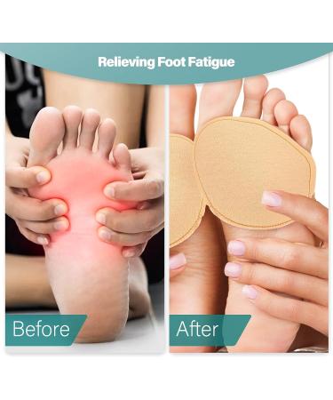 2 Pair Honeycomb Forefoot Pads - Metatarsal & Ball of Foot Cushions for Pain Relief | Non-Slip & Reusable | Sweat Prevention | Women Men Unisex | Various Shoe Types - Buy Online on GoSupps.com