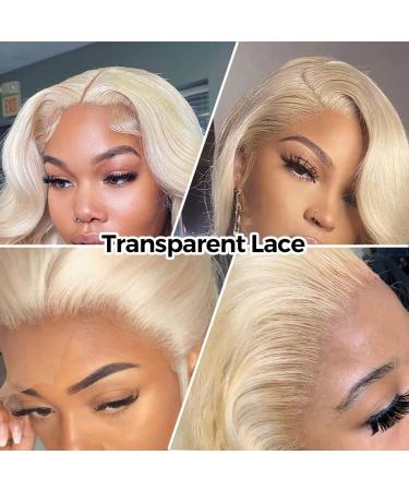 QAVA 613 Blonde Human Hair Wig 22 Inch Body Wave HD Lace Front 180% Density - Brazilian Virgin Hair, Pre Plucked, Can be Dyed - Women's 13X4 Frontal Wig with Baby Hair - Buy Online on GoSupps.com