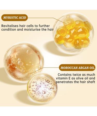 300ml Moroccan Volume Conditioner for Curly Hair | Moisturizing & Elasticity | Long-Lasting Care for Dry Damaged Hair | Shiren Zhuangshu - Buy Online on GoSupps.com