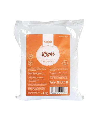 Xucker Light Erythrit 1kg refill pack - calorie -free crystal sugar replacement than vegan & tooth -friendly sugar Alternative I sugar -free 0 kcal 100% sweet i erytritz sugar bags - Buy Online on GoSupps.com