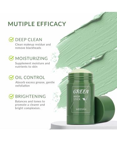 Meidian Green Tea Mask Deep Clean Pores Remove Blackheads Balance Oil & Water Moisturize Skin Suitable for All Skin Types | International Shipping - Buy Online on GoSupps.com