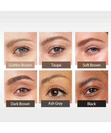 ANGIEHAIE Eyebrow Pencil - Golden Brown Waterproof Microblade Brow Pen for Hair-Like Effect - Smudge-Proof & Long Lasting | Shop Now - Buy Online on GoSupps.com