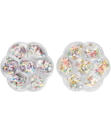 Clay Nail Glitter Delicate and Elegant Christmas Nail Slice Shiny and Cute for Party - Buy Online on GoSupps.com