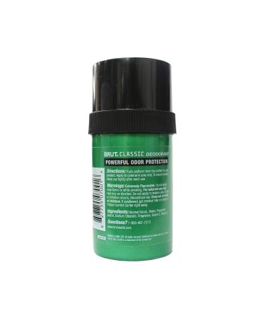 Brut Men's Round Solid Deodorant 2.5 oz (Pack of 3) - Long-Lasting Protection - Buy Online on GoSupps.com