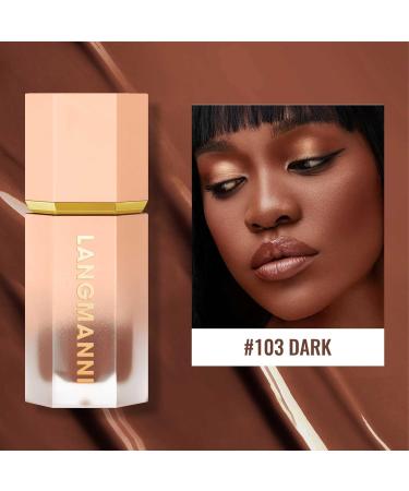 Erinde Liquid Contour Cream Stick with Sponge Tip - Dark Brown | Natural Bronze for Long-lasting Face Contouring | Lightweight & Smooth Formula - Buy Online on GoSupps.com